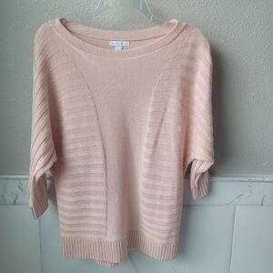 New York & Company Pink Boatneck Sweater Size XS